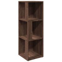 Mueble de esquina madera contrachapada Roble 33x33x100 cm
