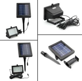 Lampara Led Solar Autonoma, Foco Led Solar 36LED 3W