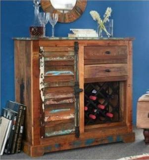 Mueble aparador consola botellero vinoteca Bell